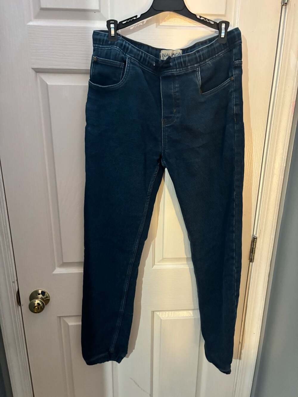 Nautica Jeans Company Jogger Stretch Dark Blue Denim Jeans 18/20 Boys